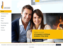 Tablet Screenshot of kominypolskie.com.pl
